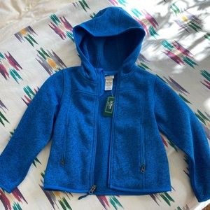 LL Bean kids sweater Fleece hoody Small